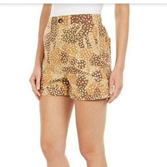 Short Madewell Camp Taille M Style AJ524 - Neuf Avec Étiquettes - Couleur Natural Seeded Herringbone